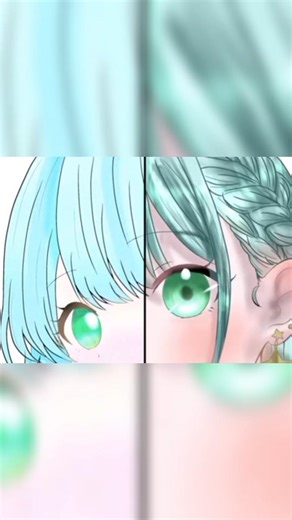 Don't Struggle With Hair!#hairtutorial #speedpaint #digitalart#rendering #animehair #howtodraw#short