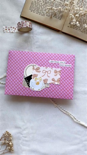 Create a penpal letter with me 🪿💌#journaling #penpal #journal #papercraft #paper #stationery #diy