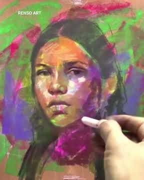 Portrait in soft pastels #arttutorial #portraitart #pastel