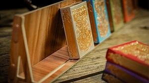 Wooden Playing Card Display Shelf (Multiple Sizes)