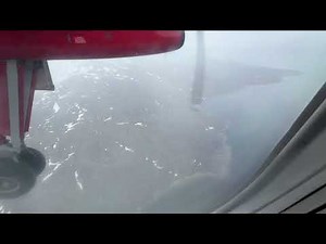 Landing at Nuuk International Airport | Full Approach | Natural Sound