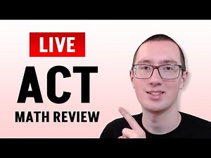 ACT Math LIVE Review/Q&A! - June 2026 ACT
