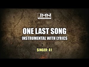 One Last Song - Instrumental by A1 | JMN Instrumental