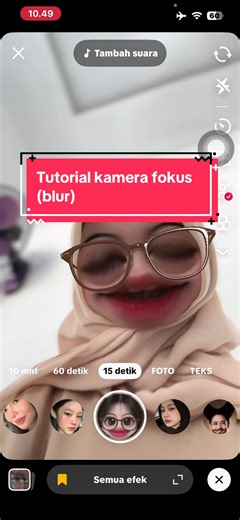 Tutorial Kamera Fokus (Blur): Cara Aktifkan Tombol F di Kamera