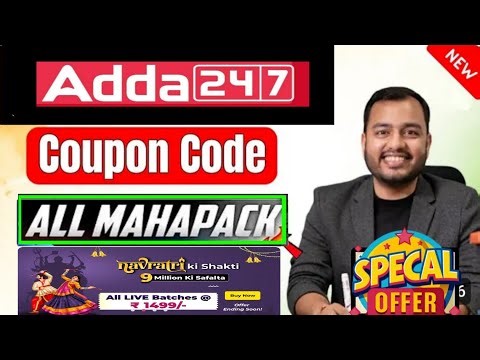 ADDA247 Coupon Code Today|ADDA 247 Discount Offer Today|ADDA 247 Bank Maha Pack Coupon Code|ADDA 247