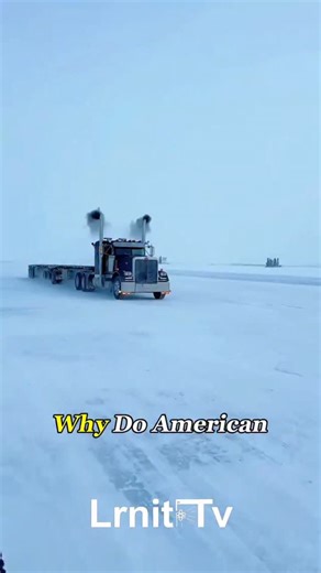 lrnit on Instagram: "​The Winter Idle: Why American Trucks Never Stop ❄️🚛 ​If you walk through a truck stop in the dead of winter, you’ll hear a constant roar. It might seem like a waste of fuel, but for long-haul truckers, that idling engine is a lifeline. ​The Habitability Factor: ​Most American semi-trucks are "home" for the drivers. When temperatures drop well below freezing at night, the cabin becomes an icebox in minutes. Because most standard trucks aren't equipped with massive, heavy ba