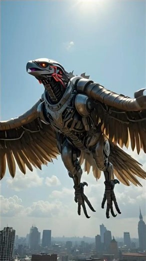 Eagle Drone Mech 🦅🤖 | Ultimate Sky Hunter Fusion #Shorts