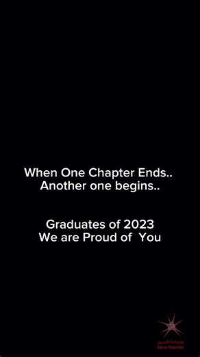 Tomorrow, our graduates will close a chapter and open a world of possibilities. With hearts full of gratitude and eyes shining with hope, they will step into the future hand in hand. 🎓💫 #bahrainpolytechnic #Bpgraduates2023 #gradtok #جامعة_بوليتكنك