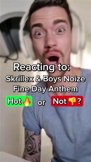 This was a musical K.O.😳 Comment your thoughts ⬇️ #skrillex #boysnoize #finedayanthem #musicreaction