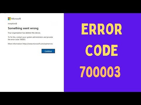 How to Fix Microsoft 365 Error 70003: Your Organization Has Deleted This Device on Windows 11