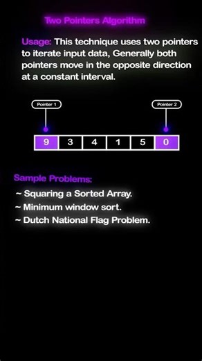 What is Two Pointer Method 💡 Simplest Explanation #coding