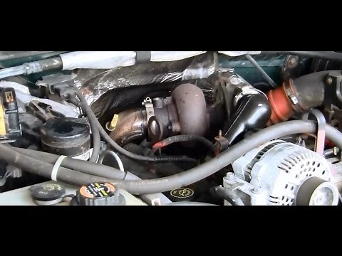 Removing a rusted out 97 (OBS) F350 7.3l Powerstroke Downpipe