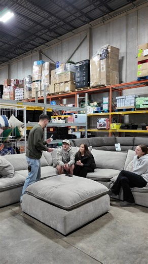 First ever customer interview! Congratulations to Keegan and Ella for there couch. I enjoyed doing this a lot so if any customer wants to be interviewed Id love to do so! We can do it anyway you'd like! | Hartland Liquidation