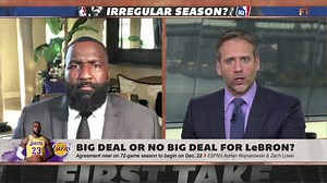 104K views · 1.5K reactions | Kendrick Perkins expects LeBron James to be ready whenever the NBA season starts, while Max Kellerman feels the Los Angeles Lakers are better off resting him. | ESPN First Take | Facebook