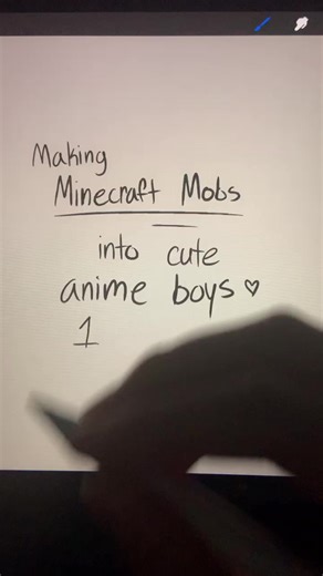 Minecraft Boys Series: Anime Drawing Tutorial