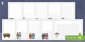 Nativity Page Borders
