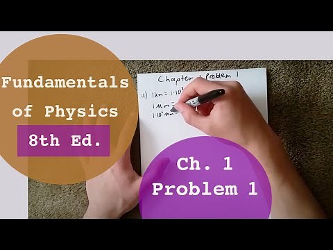 Fundamentals of Physics 8th Edition (Walker/Halliday/Resnick), Chapter 1, Problem 1 Solution