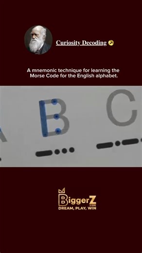 𝐂𝐮𝐫𝐢𝐨𝐬𝐢𝐭𝐲 𝐃𝐞𝐜𝐨𝐝𝐢𝐧𝐠 on Instagram: "A mnemonic technique for learning Morse Code connects sounds or rhythms with letters to make memorization easier. Each letter can be linked to a phrase whose rhythm matches its Morse pattern—for example, the letter “A” (·–) can be remembered with “a-pple pie,” where the short and long syllables mimic the dot and dash. This rhythmic association helps learners remember Morse by sound and timing rather than symbols alone. Another useful approach is