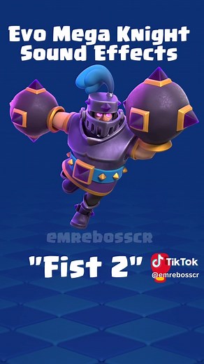 Evo Mega Knight Sound Effects для Clash Royale