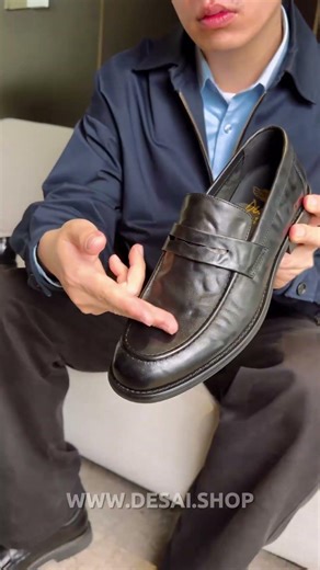 Hand-Finished Full-Grain Leather Penny Loafers – The Masterpiece of Timeless Ease