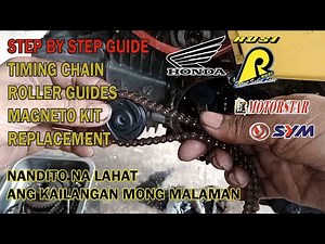 TIMING CHAIN AND ROLLER GUIDES REPLACEMENT STEP by STEP GUIDE