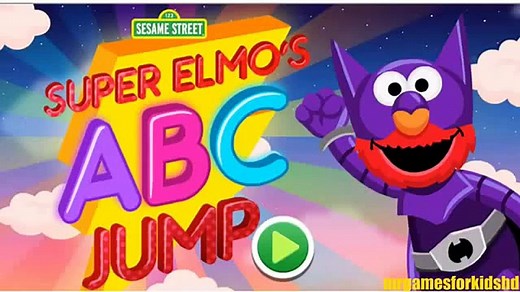 Sesame Street Super Elmo's ABC Jump Alphabet Rescue Animated Cartoon Preschool Games