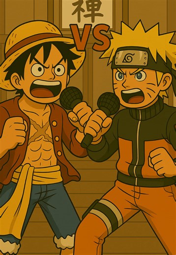 Luffy vs Naruto : Le Duel Épique