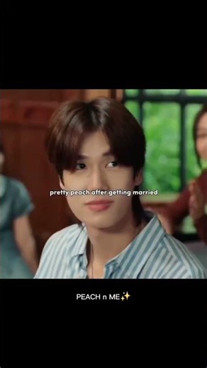 Pretty PEACH after getting married to THEE🐺🍑#peachandmeseries#thaibl#pondphuwin#trend #ytviral#gmmtv