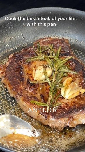 You shouldn’t have to choose between performance and convenience. Anolon X delivers the perfect balance: 🥩 Professional-level searing with SearTech™ ✅ Keeps oil in the center 🔥 Fast & even heating with sleek, durable design 🍴Metal utensil safe 🧼 Dishwasher safe Anolon X isn’t just a pan. It’s your kitchen’s new MVP. | Anolon
