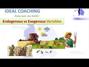 EXOGENOUS VS ENDOGENOUS VARIABLES (ENGLISH)