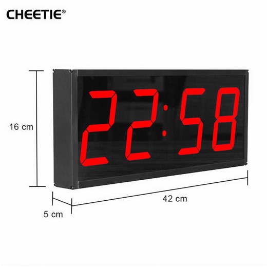 CHEETIE CP18 Big Count up Challenge Timer Adjustable Difficulty LED 10 Seconds Stop Watch Clock Game Timer