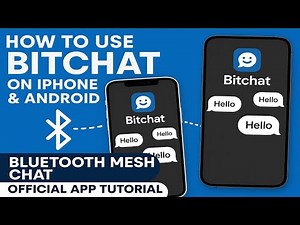 How to Use Bitchat on iPhone & Android | Bluetooth Mesh Chat | Official App Tutorial Side-by-Side