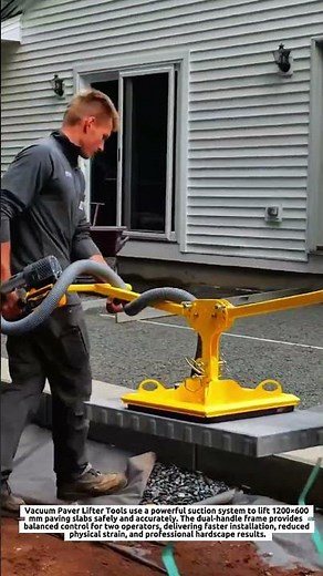 Vacuum Paver Lifter Tools Handle 1200×600mm Slabs Faster with Heavy-Duty Suction System