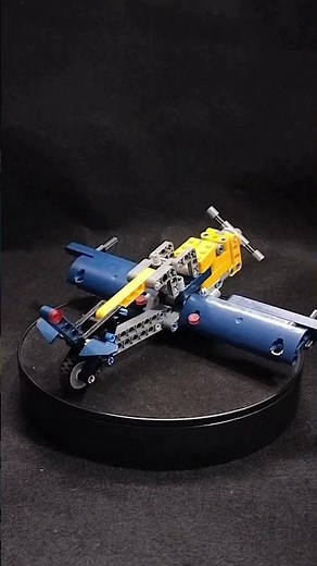 Mini Airplane Made with LEGO Technic | Creative Small Build
