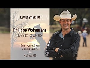 Lewensviering: Philippe Wolmarans