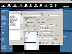 Focus POS - Sales Contest Report Setup