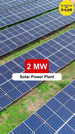 2 MW Solar Power Plant Installation | Renewable Energy