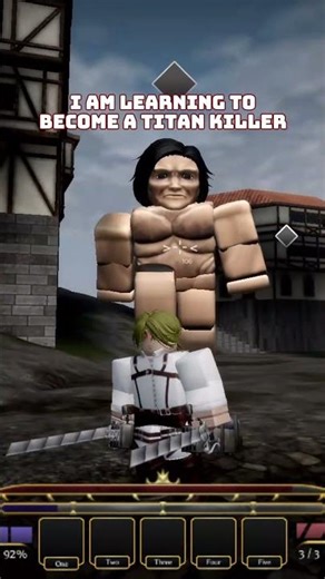 I Killed a Titan in Roblox!