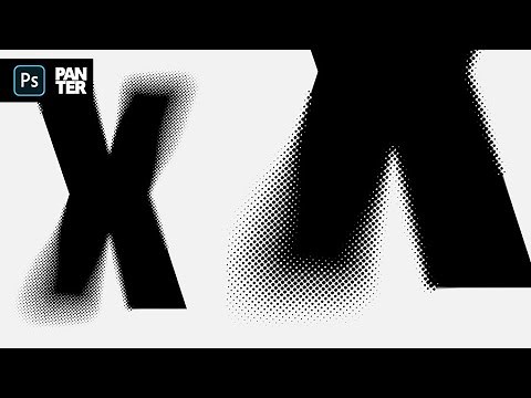 How to Create Blur Halftone Text Effect | Photoshop Tutorial