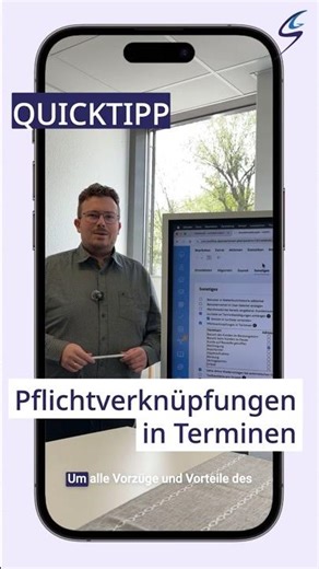 So verknüpfst du deine Termine im onOffice Kalender ☑️ | Quicktipp #Short