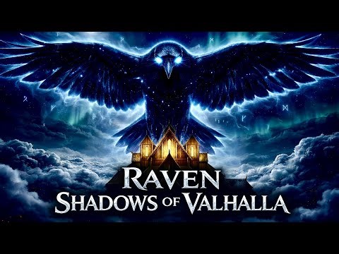 "Raven Shadows of Valhalla" | Viking Epic Music | Norse Mythic War Song | Official Lyrics Video