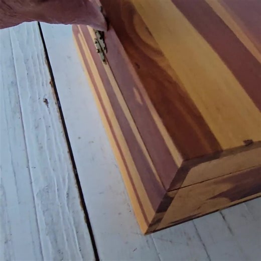 Vintage Cedar Box: Wooden Storage Chest With Removable Tray - Etsy