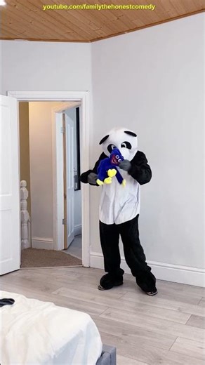 Funny prank try not to laugh Panda Scary Chucky ghost prank comedy wigofella