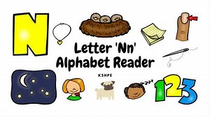 Letter 'Nn', Alphabet Reader, Voice-Over Video, Phonics, eBook