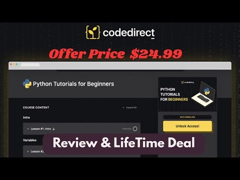 Master Python Faster | Code Direct Lifetime Deal