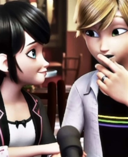 #MLB // back when marinette couldn’t even talk to adrien 🥹 // #miraculous #marinettedupaingcheng #adrienette #fyp