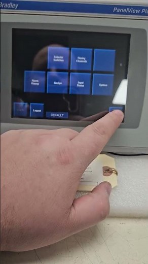 Allen Bradley 2711P-T7C4D1 PanelView Plus 700 #onestopresource #testing #allenbradley