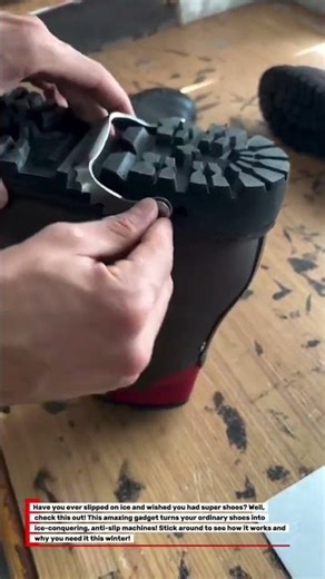 Don't Miss Out! This Shoe Gear Will Amaze You! 🤩 #WinterSafe #AntiSlipShoes #CoolTech