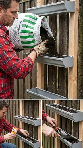 Stop Wasting Your Fence! Easy DIY Vertical Garden Hack 🌿