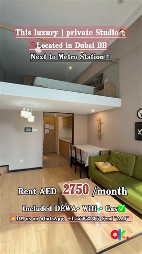 Luxury Studio for Rent in Business Bay, Dubai